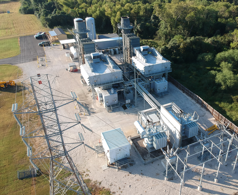 Tres Power peaker plants in Southeast Texas